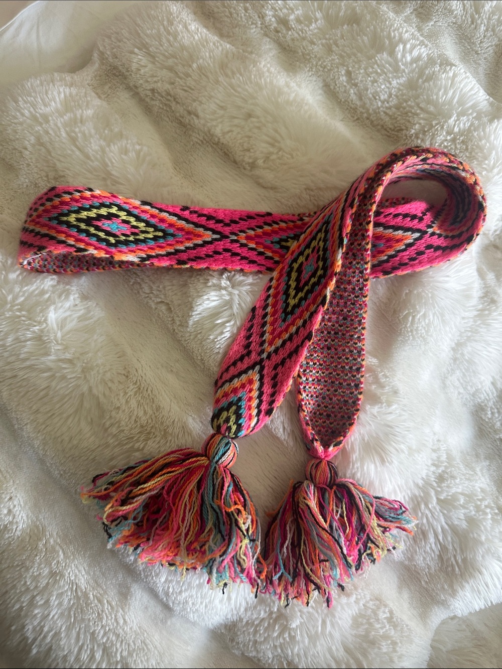 Kujten Cashmere Wrap Belt, Muti-Color